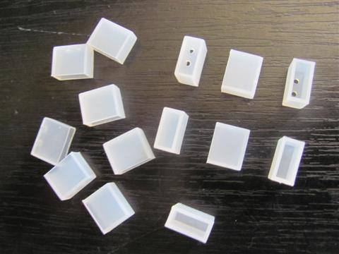 silikonová koncovka silikonové trubky13x3, 2otvory