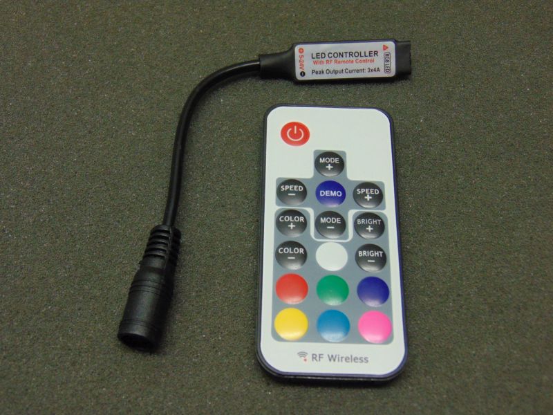 Dálkový mini RGB controler pro LED,3 kanály