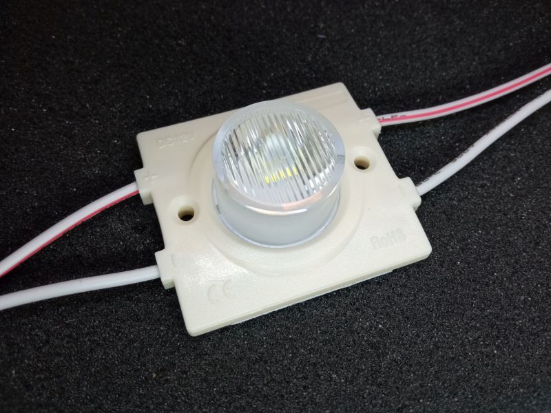 LED modul 3535,bílá 4~4500K,DC12V,2.8W,IP65,15x60°
