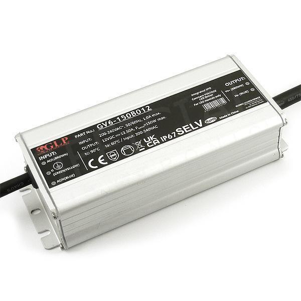 Napájecí zdroj GV6-150B012 12V/12,5A, IP67, GLP